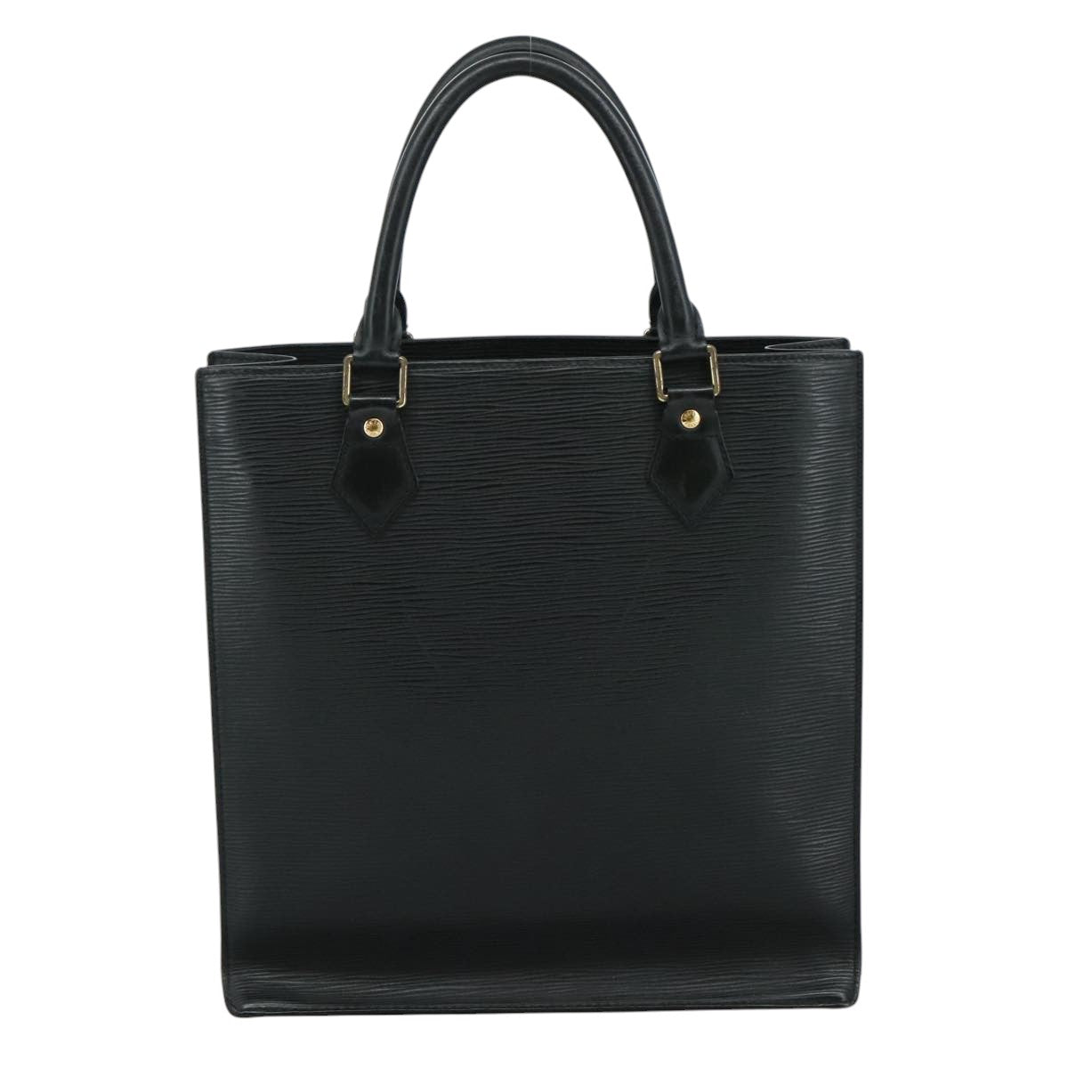 LOUIS VUITTON Epi Sac Plat PM Hand Bag Black M58658 LV 95148