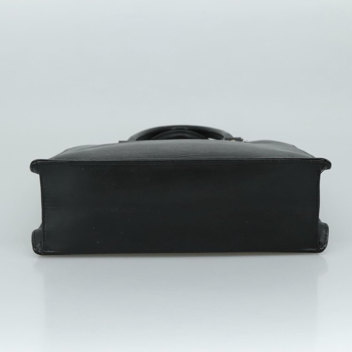 LOUIS VUITTON Epi Sac Plat PM Hand Bag Black M58658 LV 95148