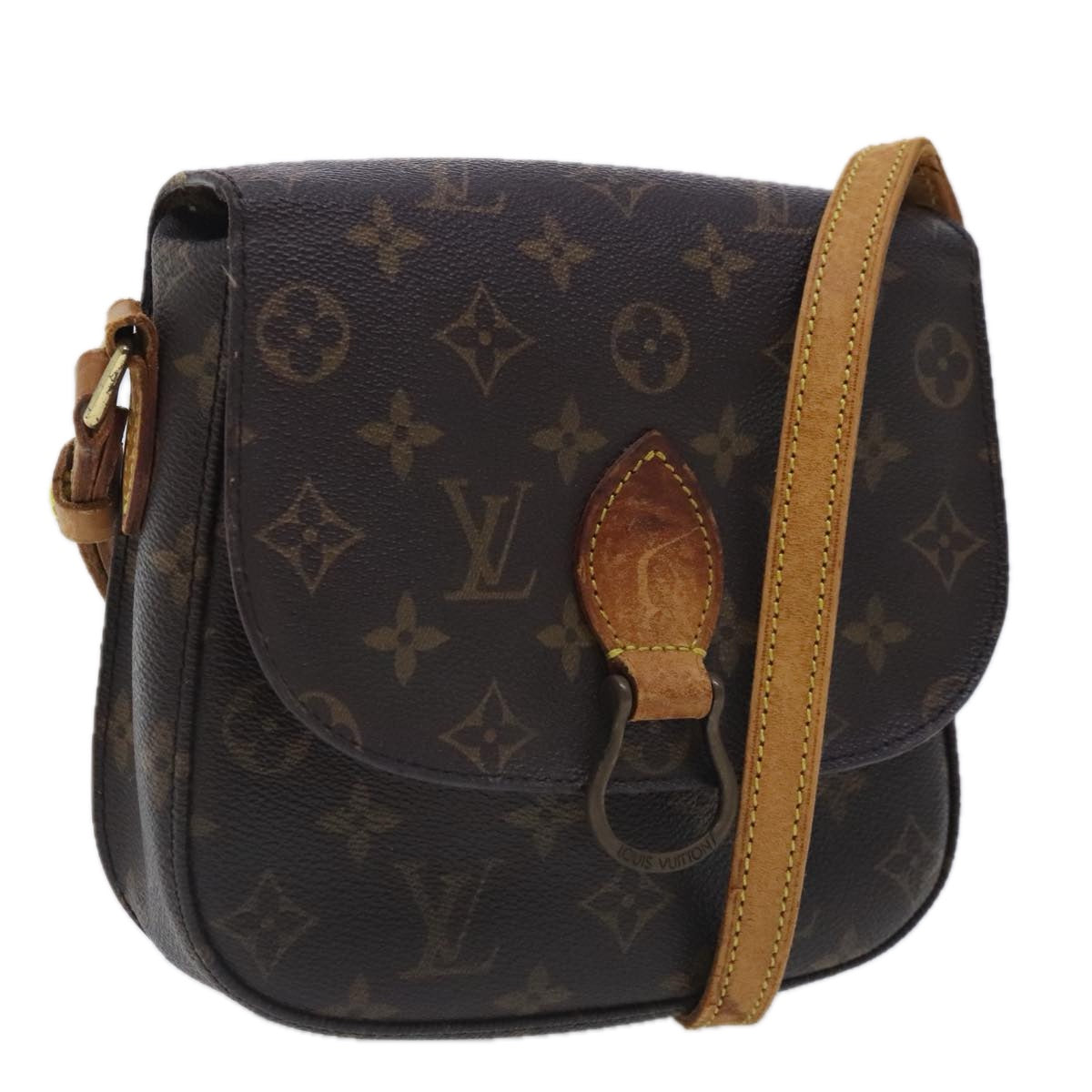 LOUIS VUITTON Monogram Saint Cloud MM Shoulder Bag M51243 LV 95190