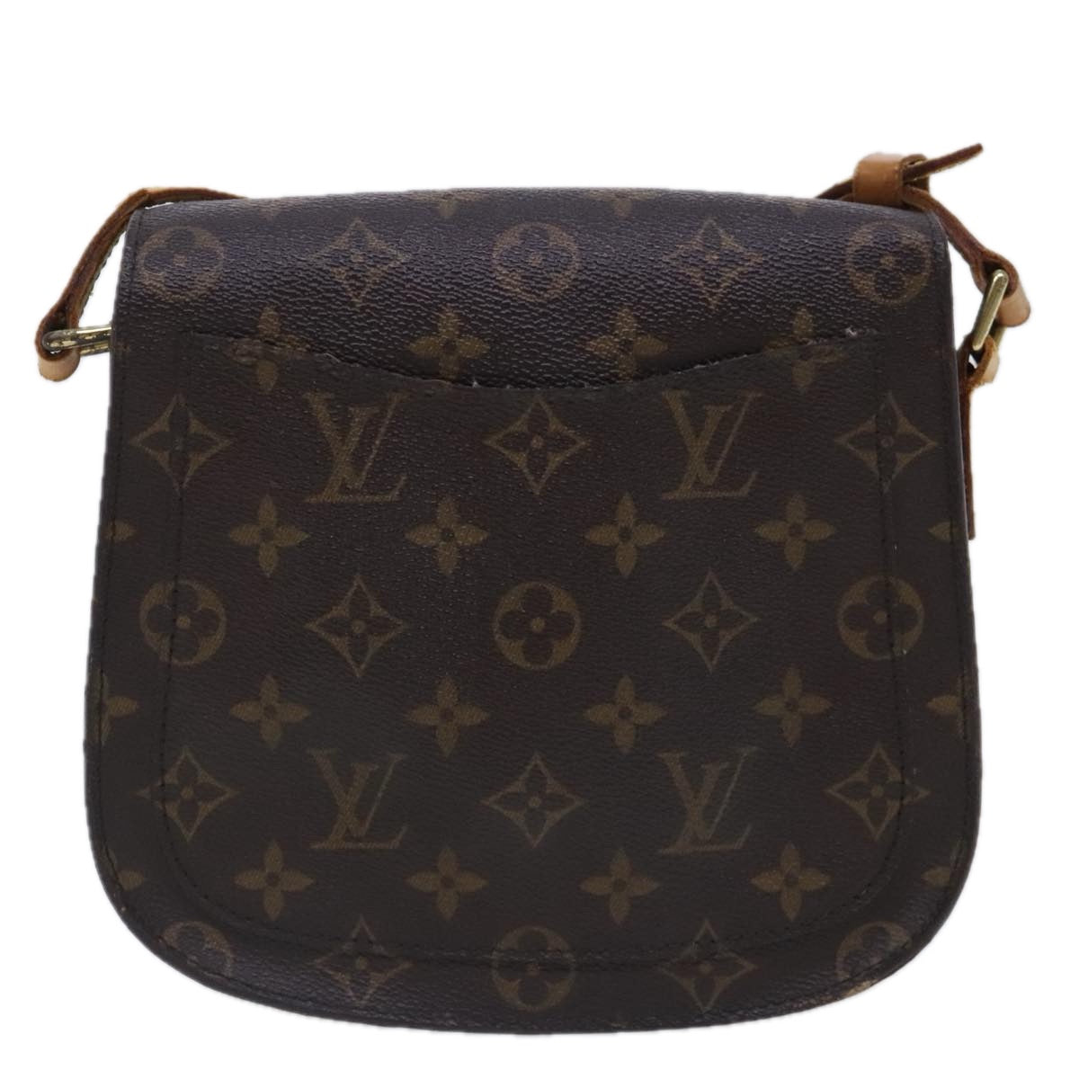 LOUIS VUITTON Monogram Saint Cloud MM Shoulder Bag M51243 LV 95190