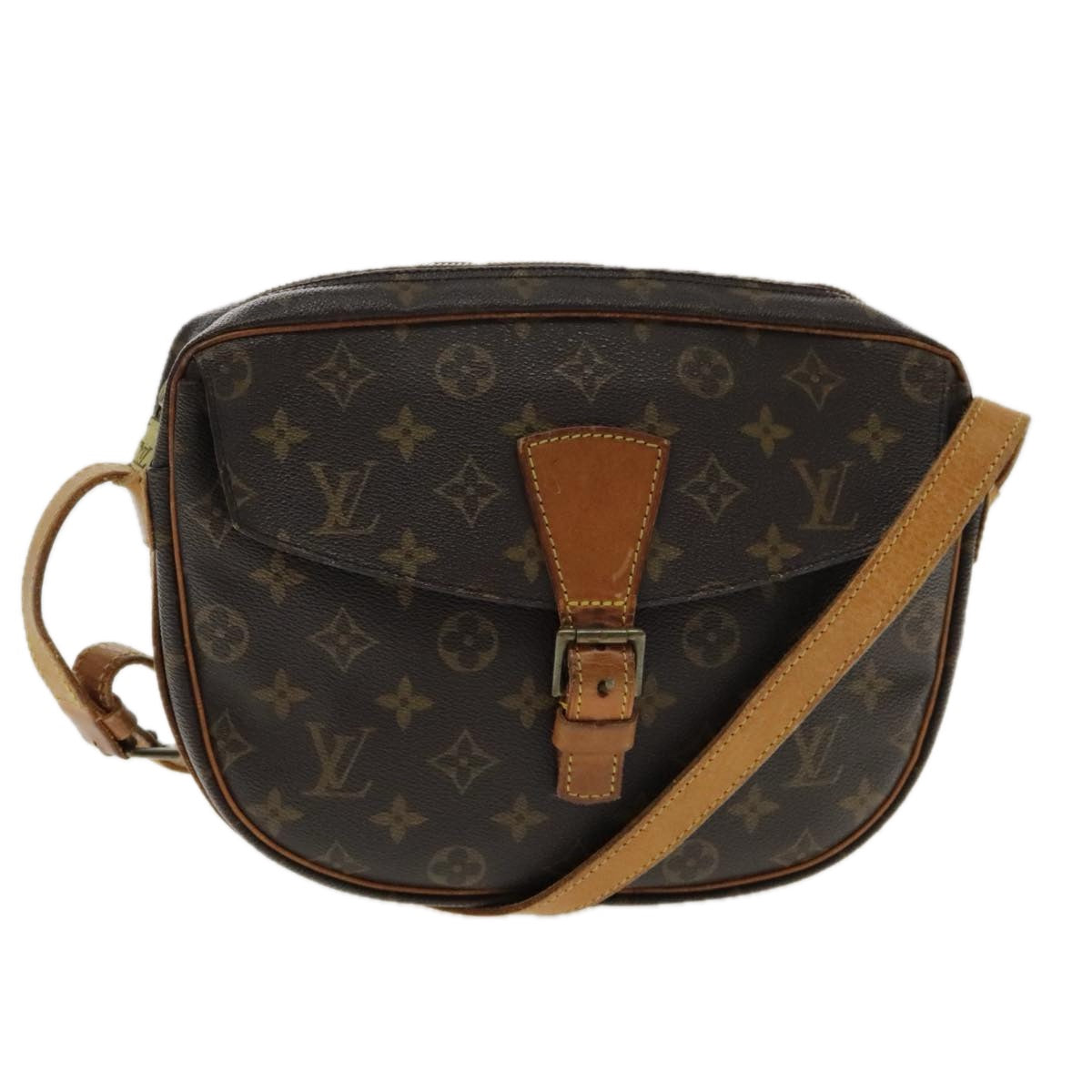 LOUIS VUITTON Monogram Jeune Fille GM Shoulder Bag M51225 LV 95200