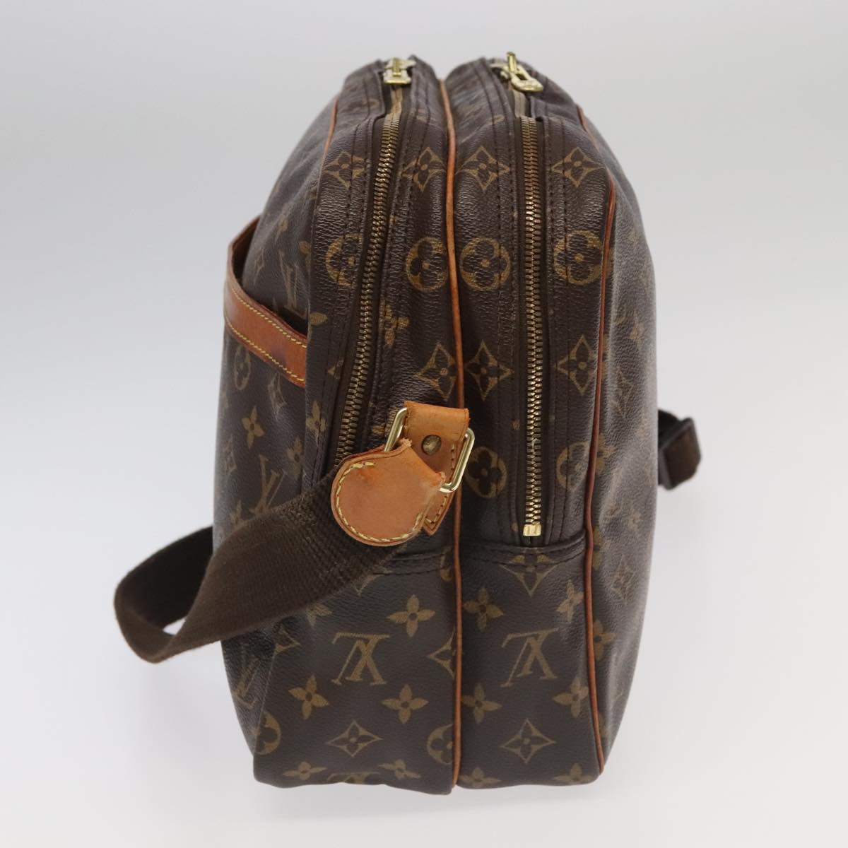 LOUIS VUITTON Monogram Reporter GM Shoulder Bag M45252 LV 95216