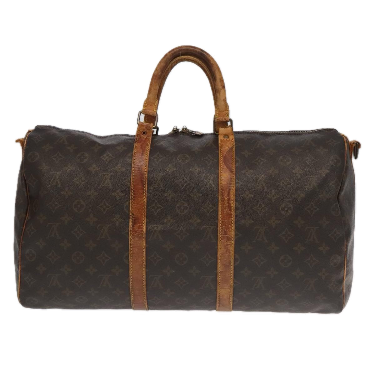 LOUIS VUITTON Monogram Keepall Bandouliere 50 Boston Bag M41416 LV 95224
