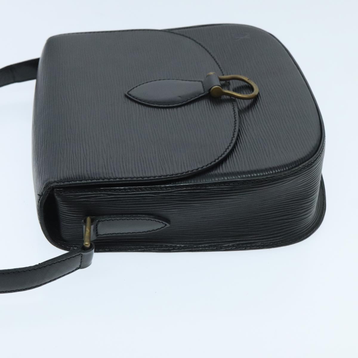 LOUIS VUITTON Epi Saint Cloud GM Shoulder Bag Black Noir M52192 LV 95245