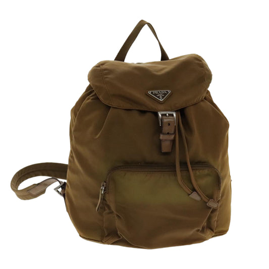 Luxury Prada Backpack Nylon Brown  95315