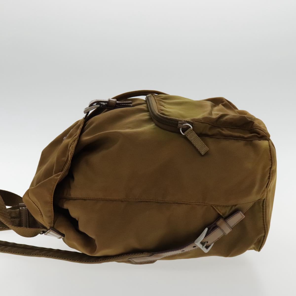 Luxury Prada Backpack Nylon Brown  95315