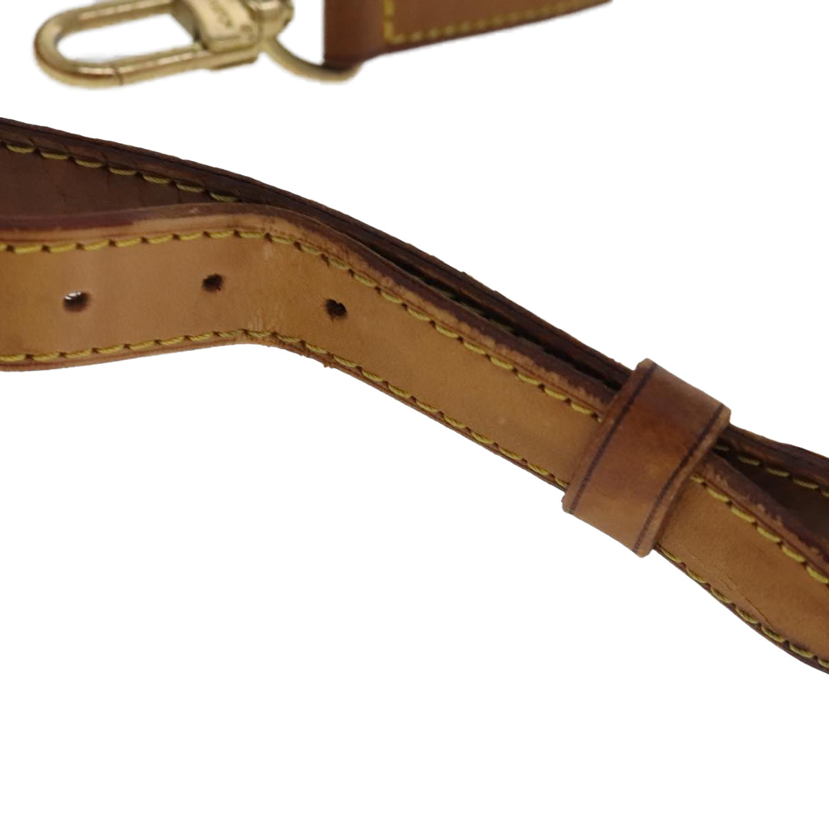 LOUIS VUITTON Adjustable Shoulder Strap Leather 32.3""-39.4"" Beige 95321