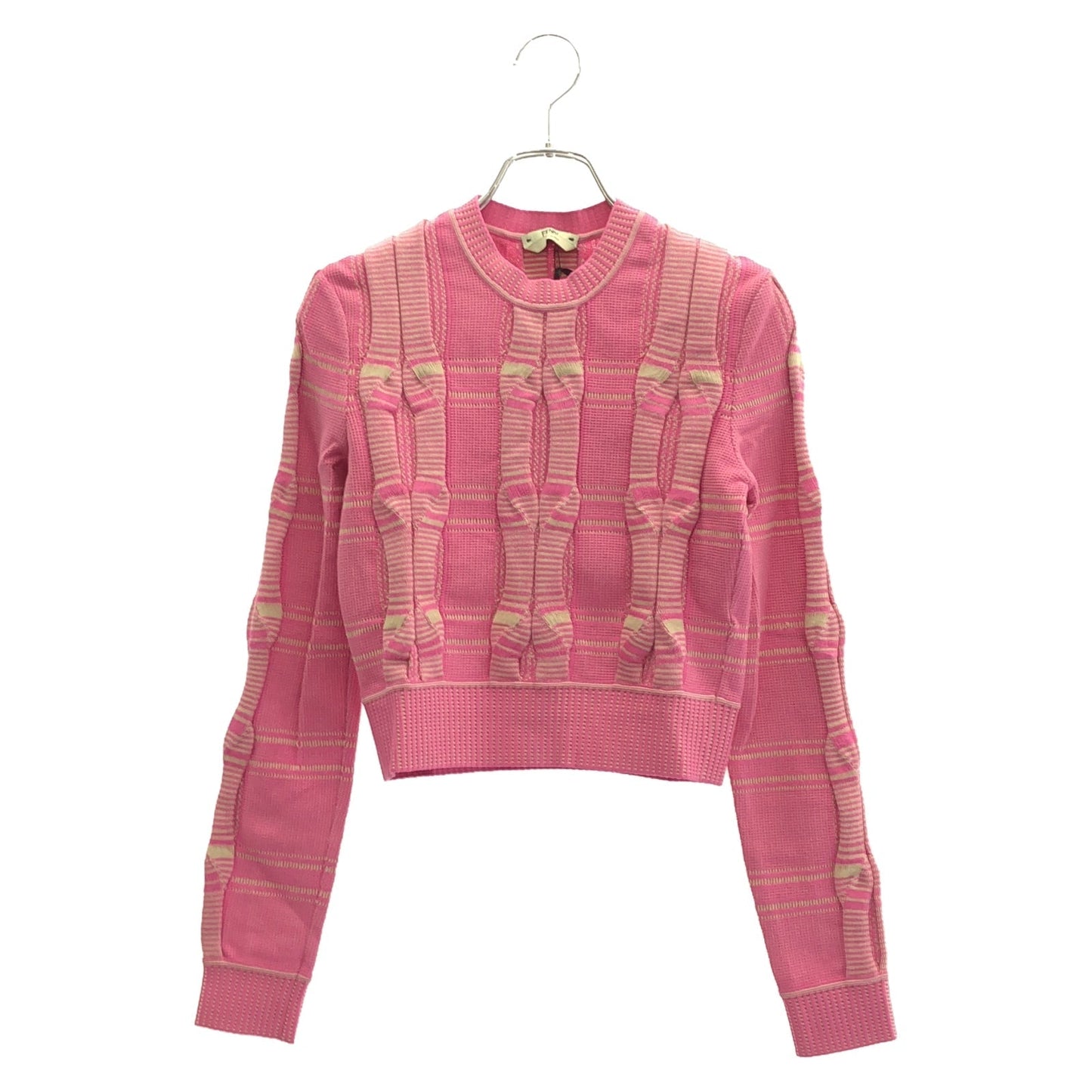 Luxury Fendi Sweater Sweater Rayon Pink