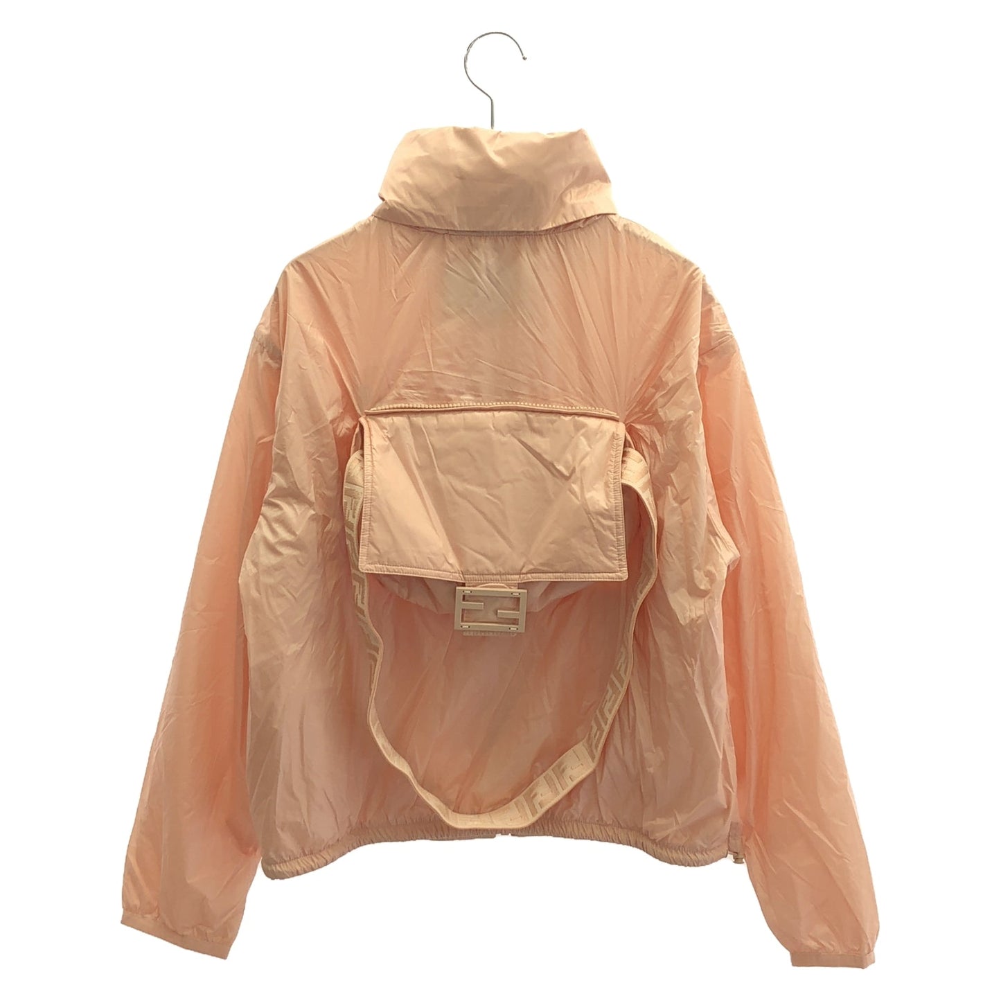 Luxury Fendi Jacket Nylon jacket Nylon Pink