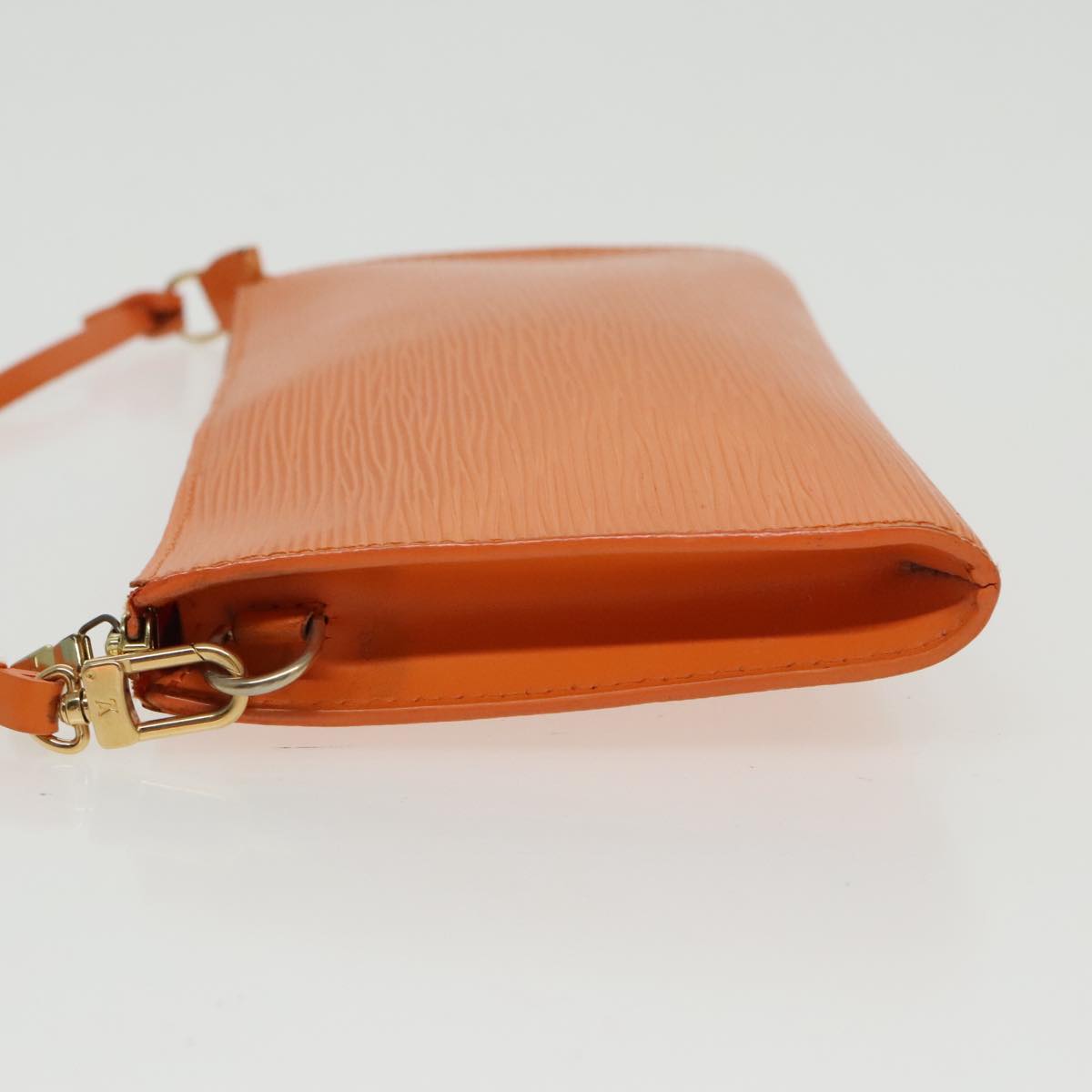 LOUIS VUITTON Epi Pochette Accessoires Pouch Orange Mandarin M5294H 95388