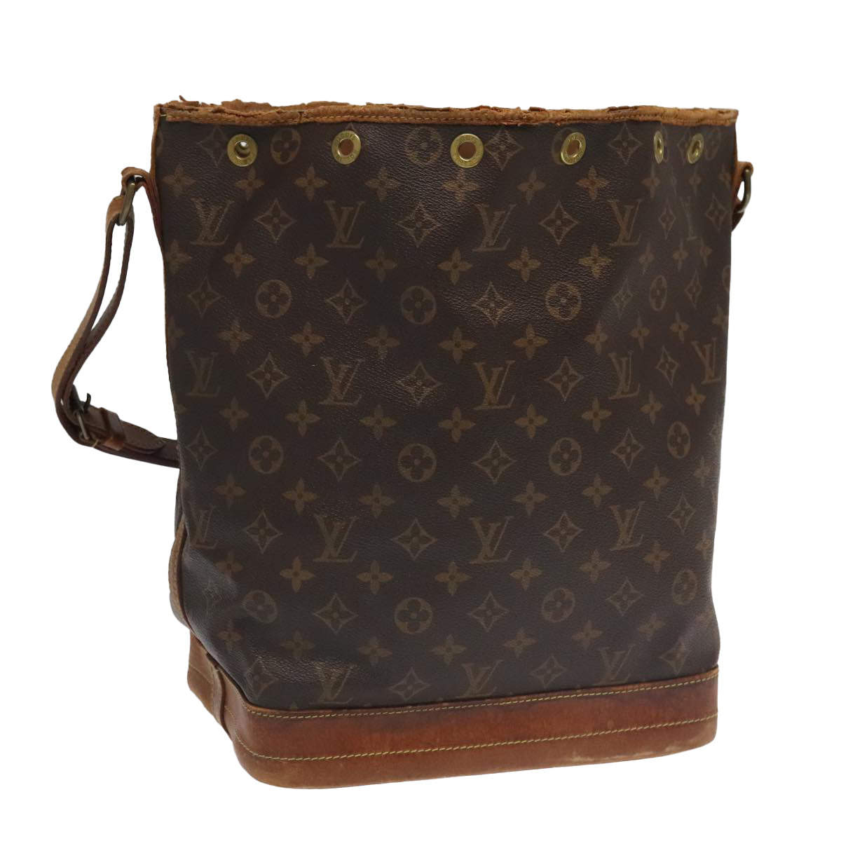 LOUIS VUITTON Monogram Noe Shoulder Bag M42224 LV 95400