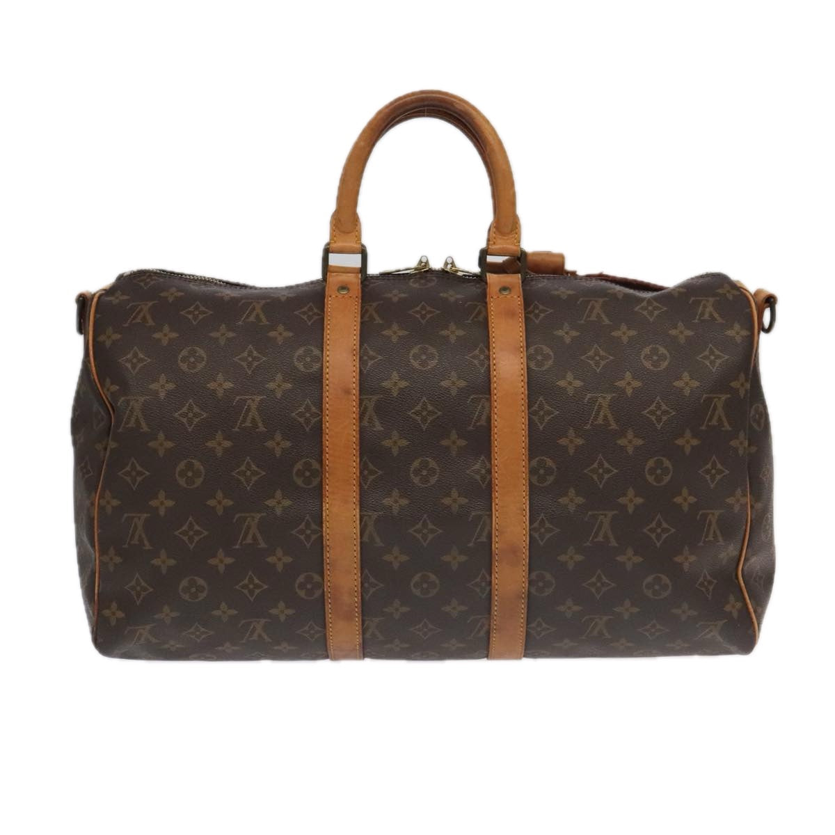 LOUIS VUITTON Monogram Keepall Bandouliere 45 Boston Bag M41418 LV 95411