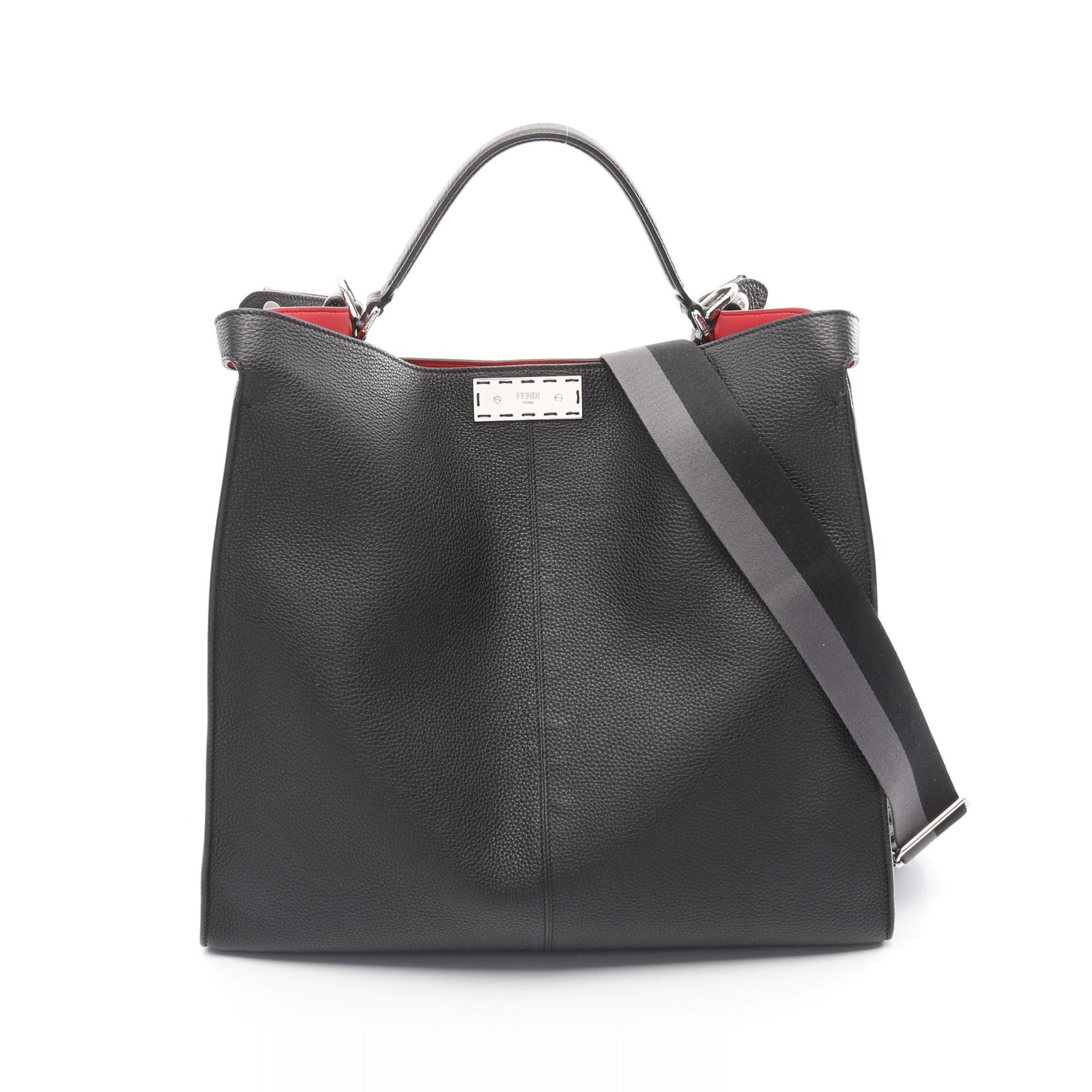 Luxury Fendi Peekaboo X light Shoulder bag Leather Black 2WAY