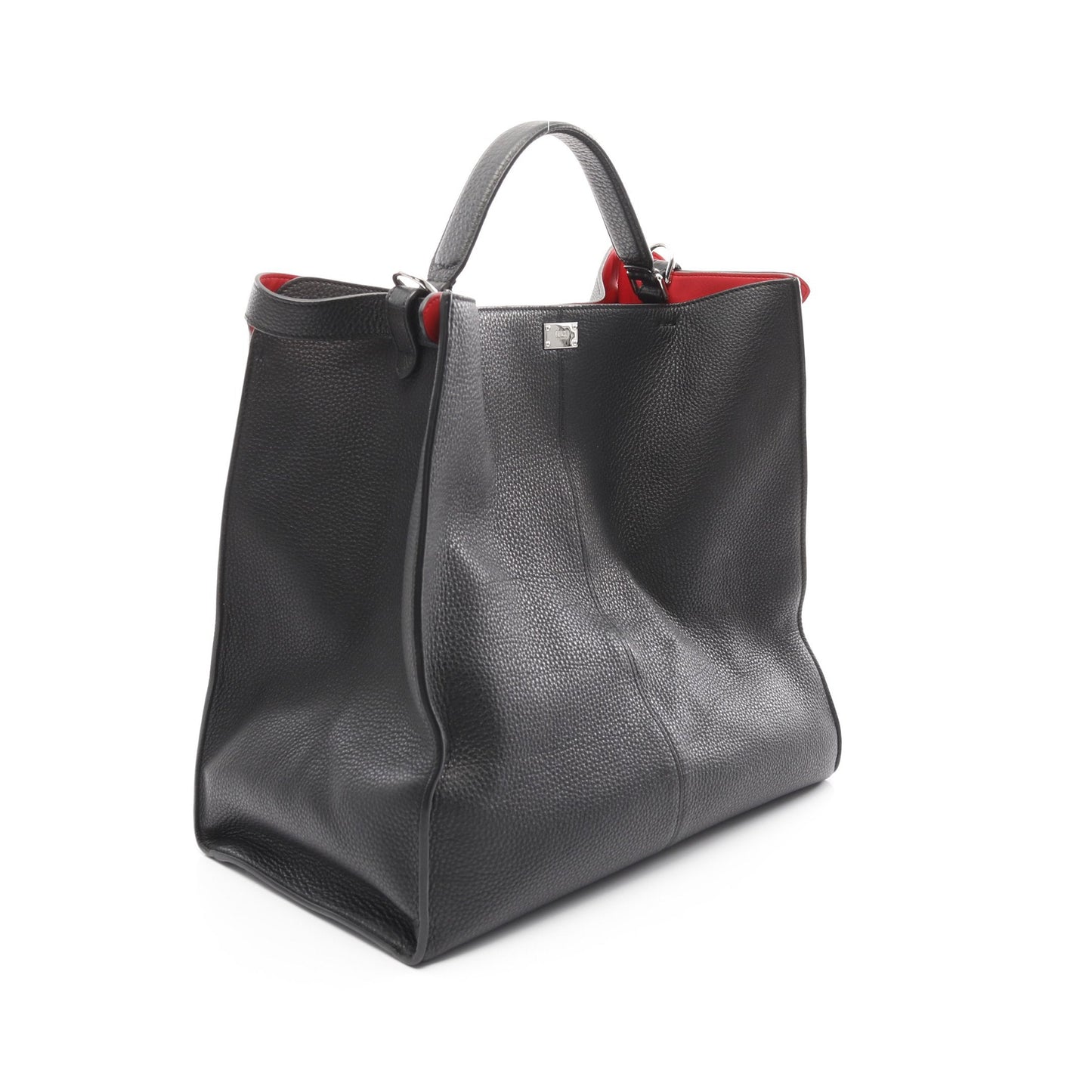 Luxury Fendi Peekaboo X light Shoulder bag Leather Black 2WAY
