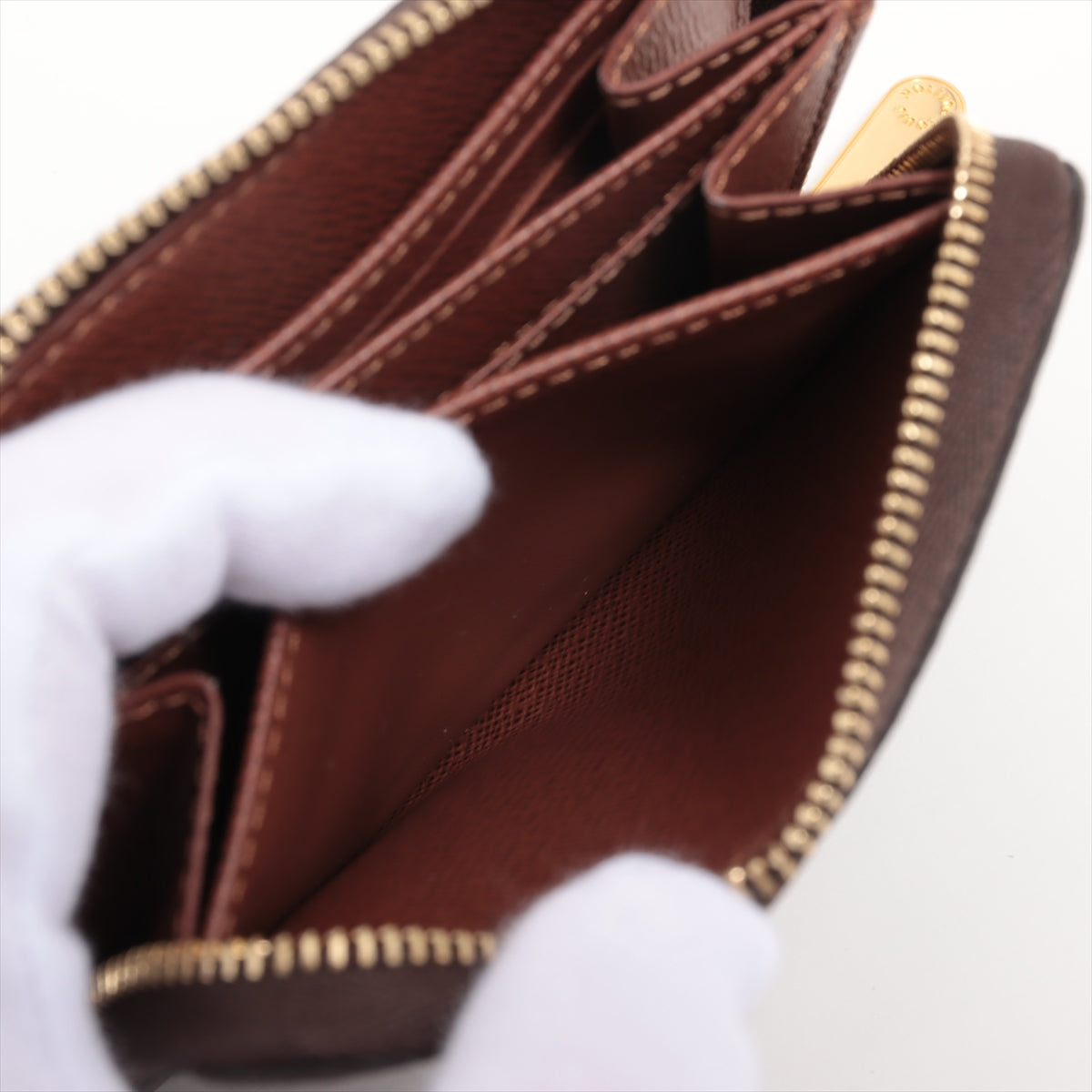 Louis Vuitton Monogram Zippyr Coin Impact M60067 Brown Coin Case
