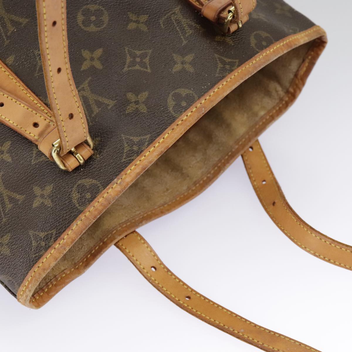 LOUIS VUITTON Monogram Bucket GM Shoulder Bag M42236 LV 95499