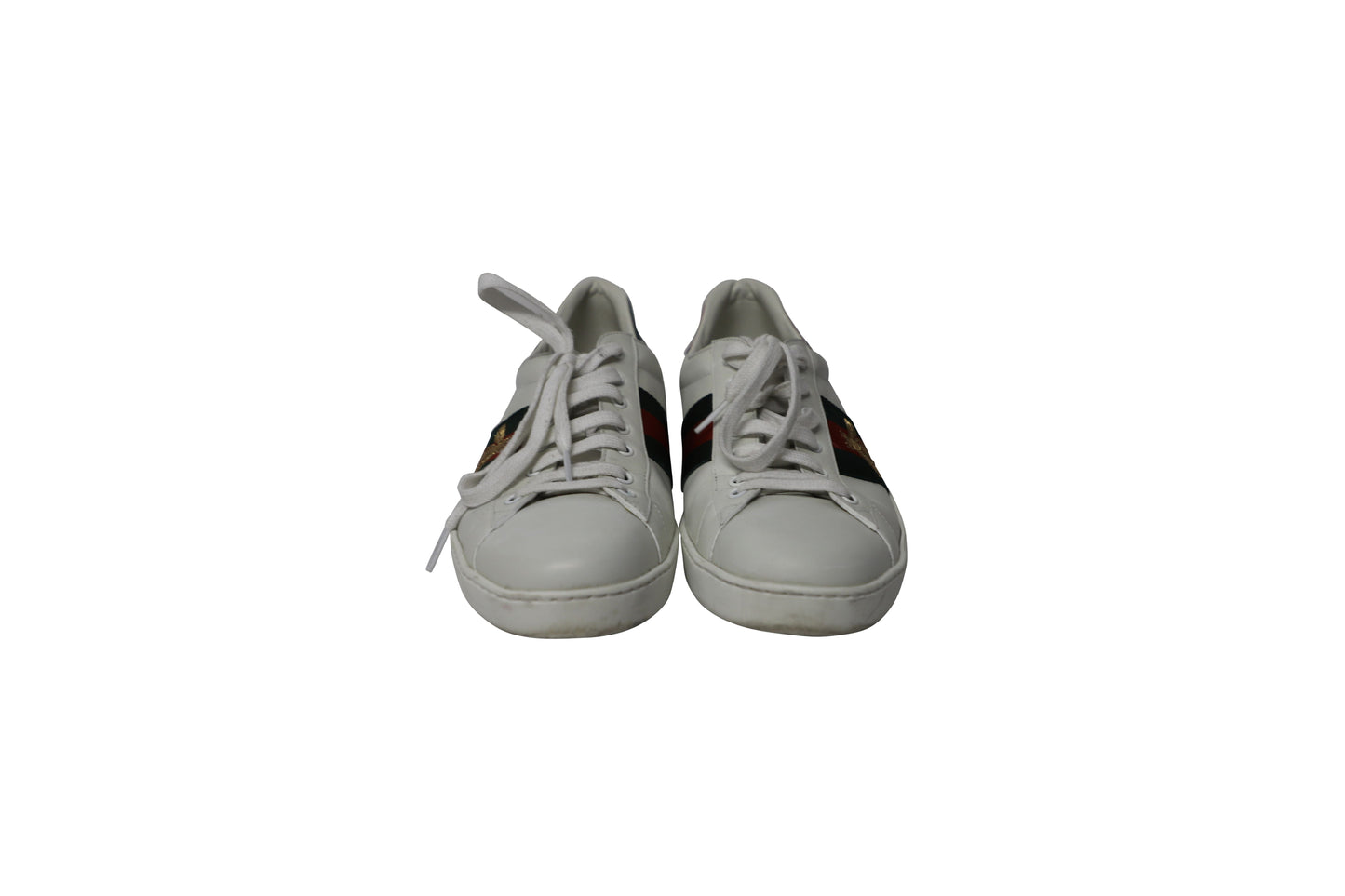 Luxury Gucci Trending 2025 Ace Sneakers in White Leather