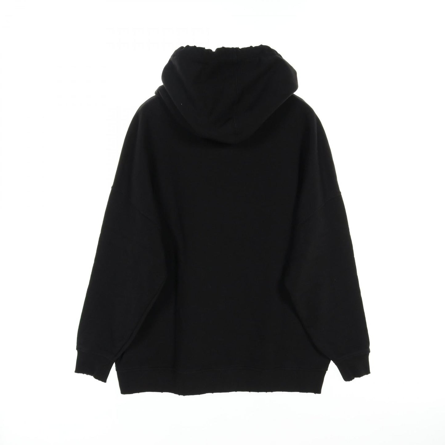 Luxury Fendi Luxury Fendi * MARC JACOBS FF Baguette Booties Pullover hoodie Cotton Black Damage processing