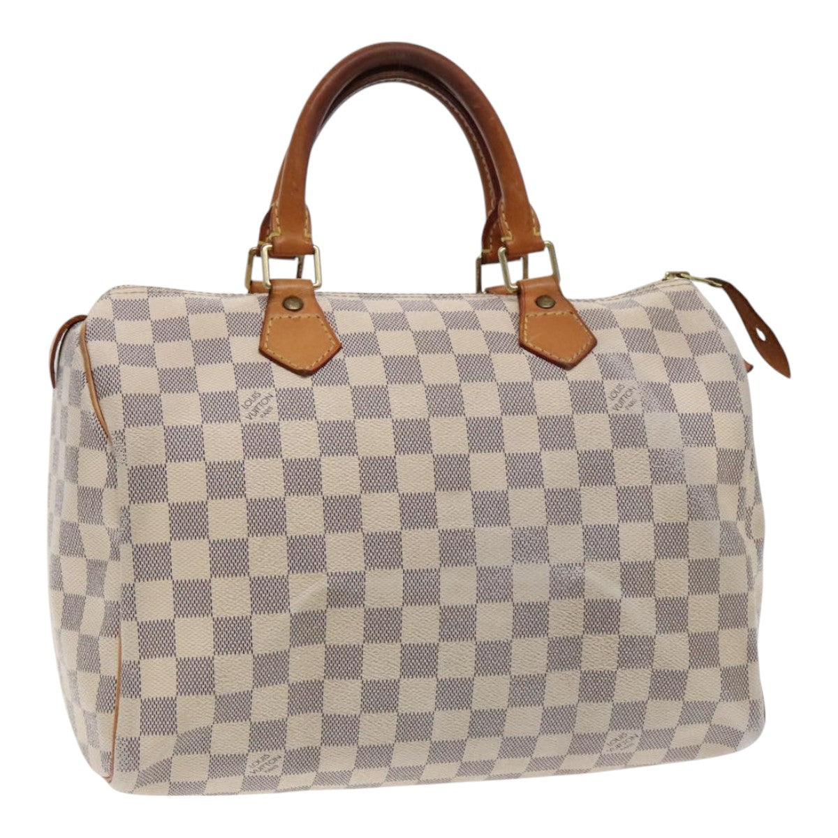 LOUIS VUITTON Damier Azur Speedy 30 Hand Bag N41533 LV 95528