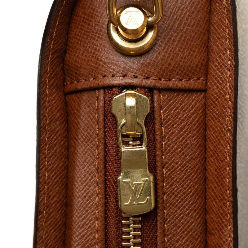 Louis Vuitton Monogram Ors Backpack Second Bag M51790 Brown PVC Leather Men LOUIS VUITTON