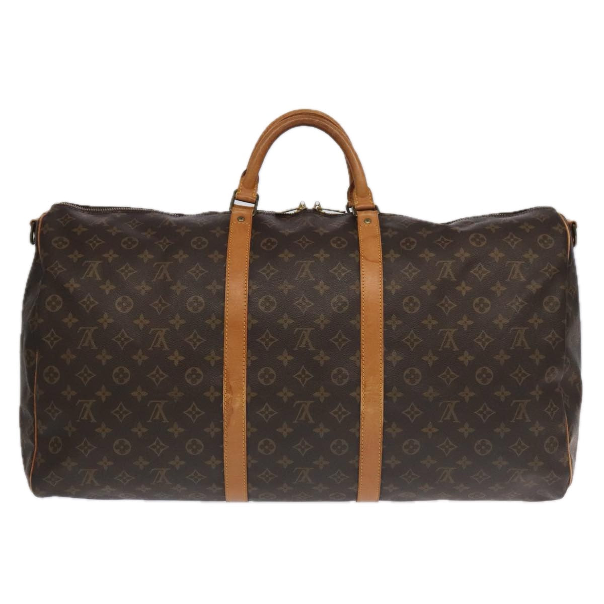 LOUIS VUITTON Monogram Keepall Bandouliere 60 Boston Bag M41412 LV 95537