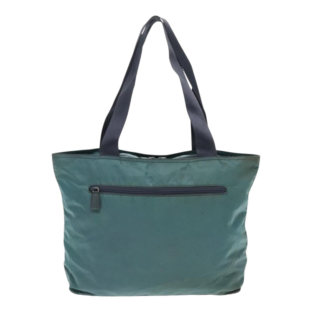 Luxury Prada Tote Bag Nylon Blue Silver  95554