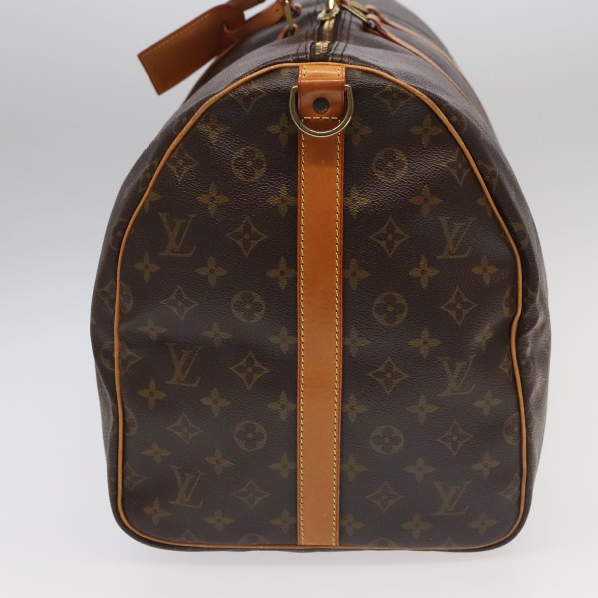 LOUIS VUITTON Monogram Keepall Bandouliere 55 Boston Bag M41414 LV 95597