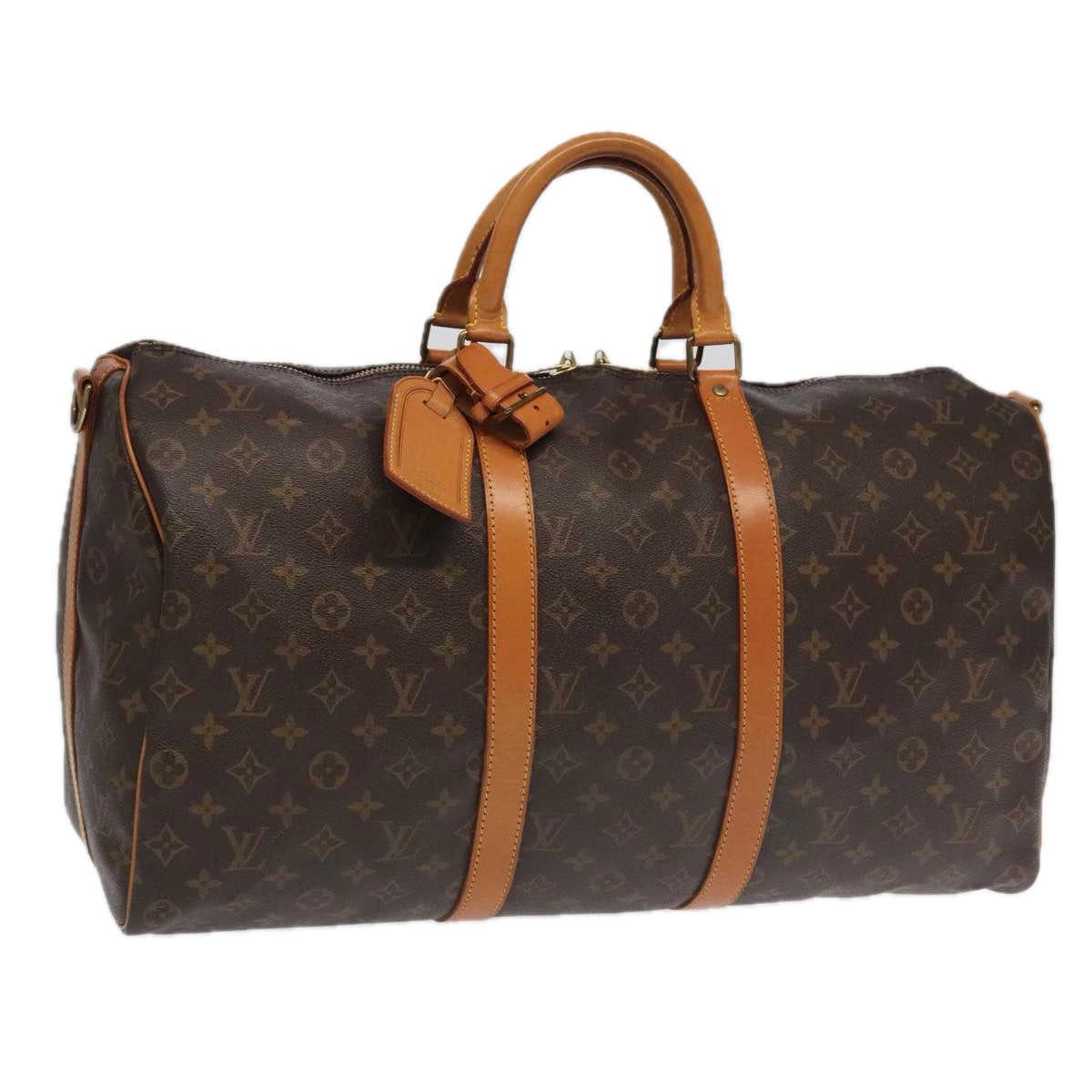 LOUIS VUITTON Monogram Keepall 50 Boston Bag M41426 LV 95599