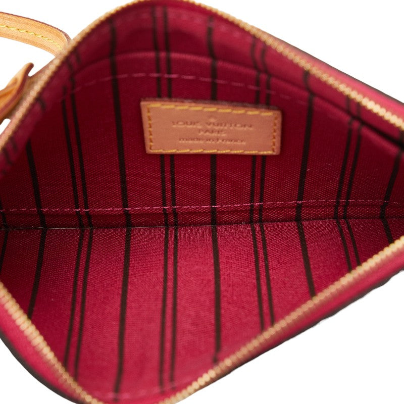 Louis Vuitton Monogram Newark PM Handbag M41245 Brown PVC Leather  Louis Vuitton
