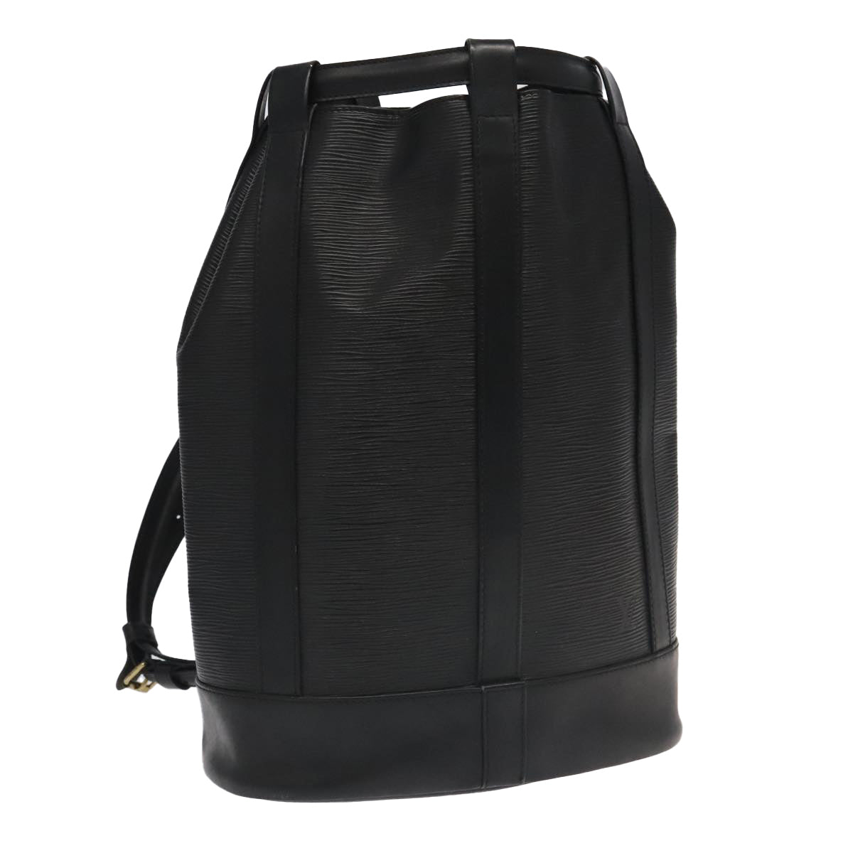 LOUIS VUITTON Epi Randonnee PM Shoulder Bag Black M52352 LV 95619