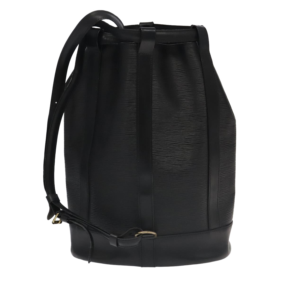 LOUIS VUITTON Epi Randonnee PM Shoulder Bag Black M52352 LV 95619