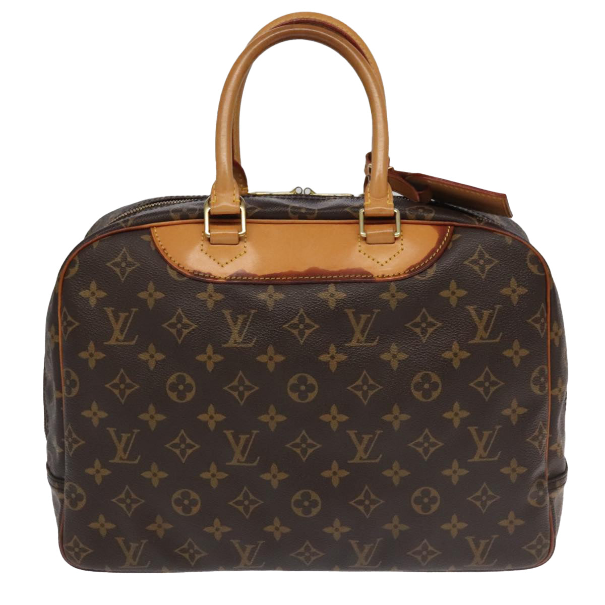 LOUIS VUITTON Monogram Deauville Hand Bag M47270 LV 95622
