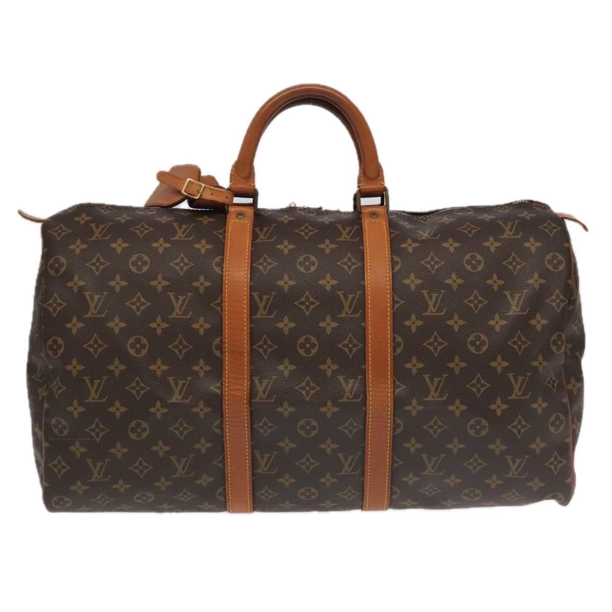 LOUIS VUITTON Monogram Keepall 50 Boston Bag M41426 LV 95626