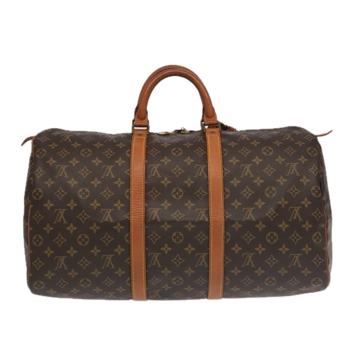 LOUIS VUITTON Monogram Keepall 50 Boston Bag M41426 LV 95626