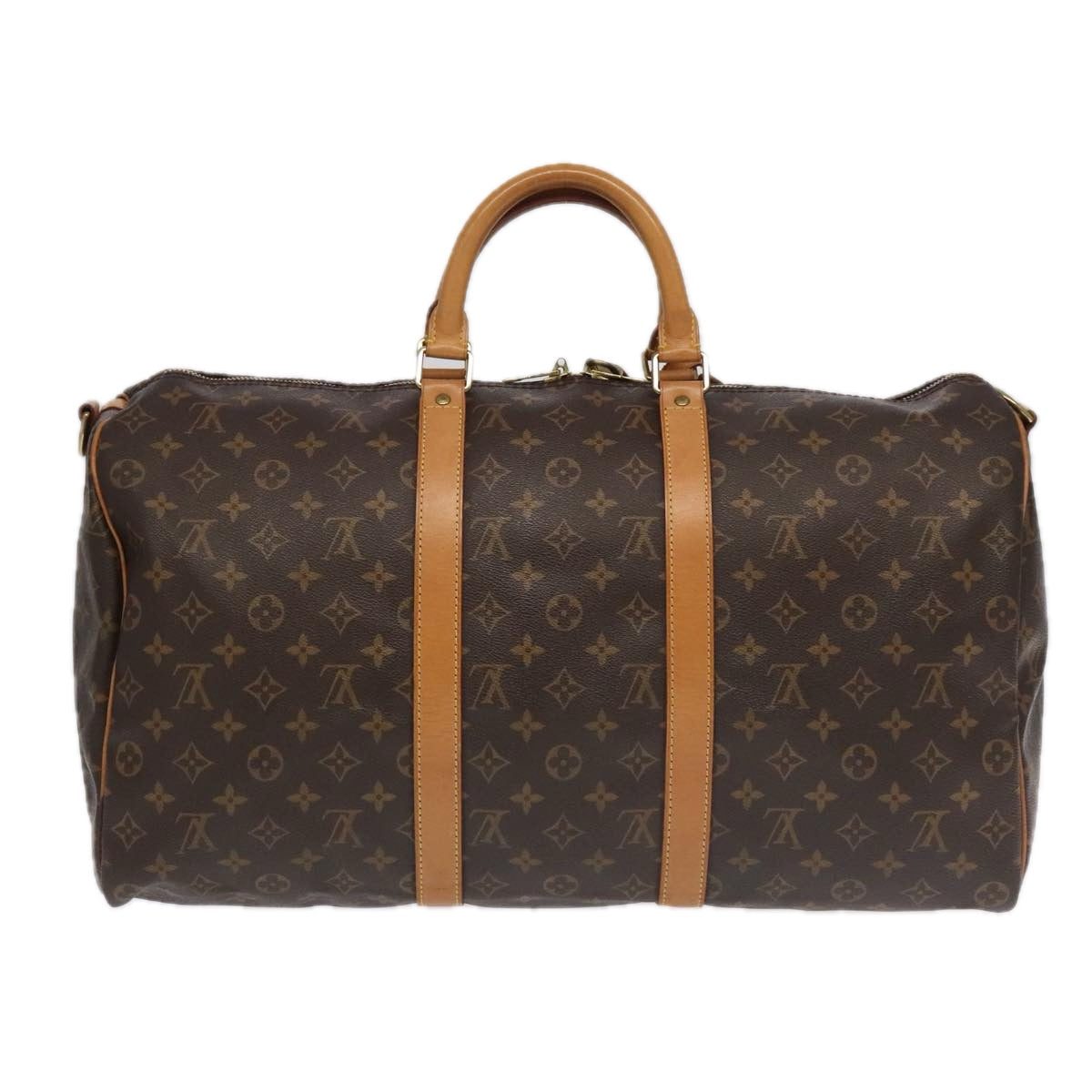 LOUIS VUITTON Monogram Keepall Bandouliere 50 Boston Bag M41416 LV 95634