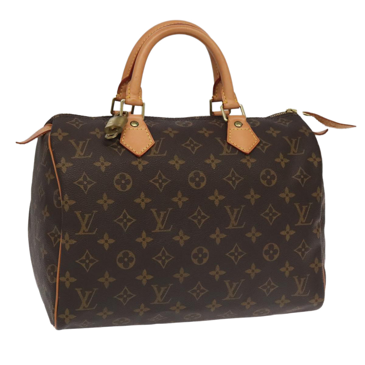 LOUIS VUITTON Monogram Speedy 30 Hand Bag M41526 LV 95686A