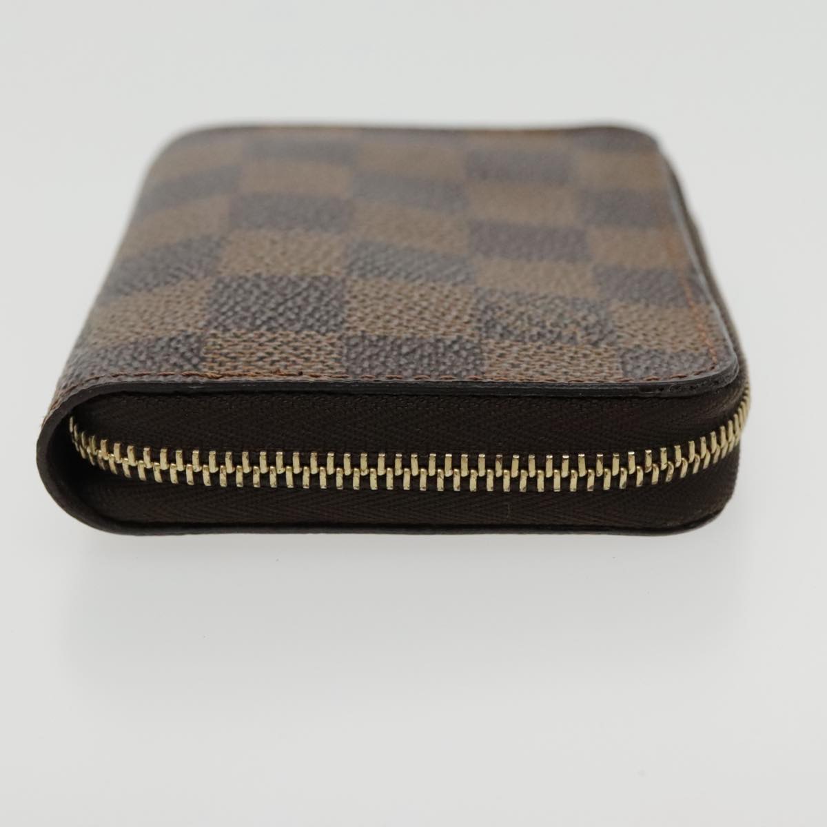 LOUIS VUITTON Damier Ebene Zippy Coin Purse N63070 LV 95687