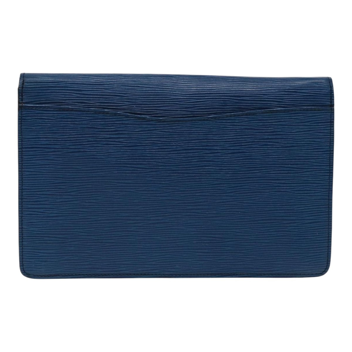 LOUIS VUITTON Epi Montaigne 27 Clutch Bag Blue M52655 LV 95699
