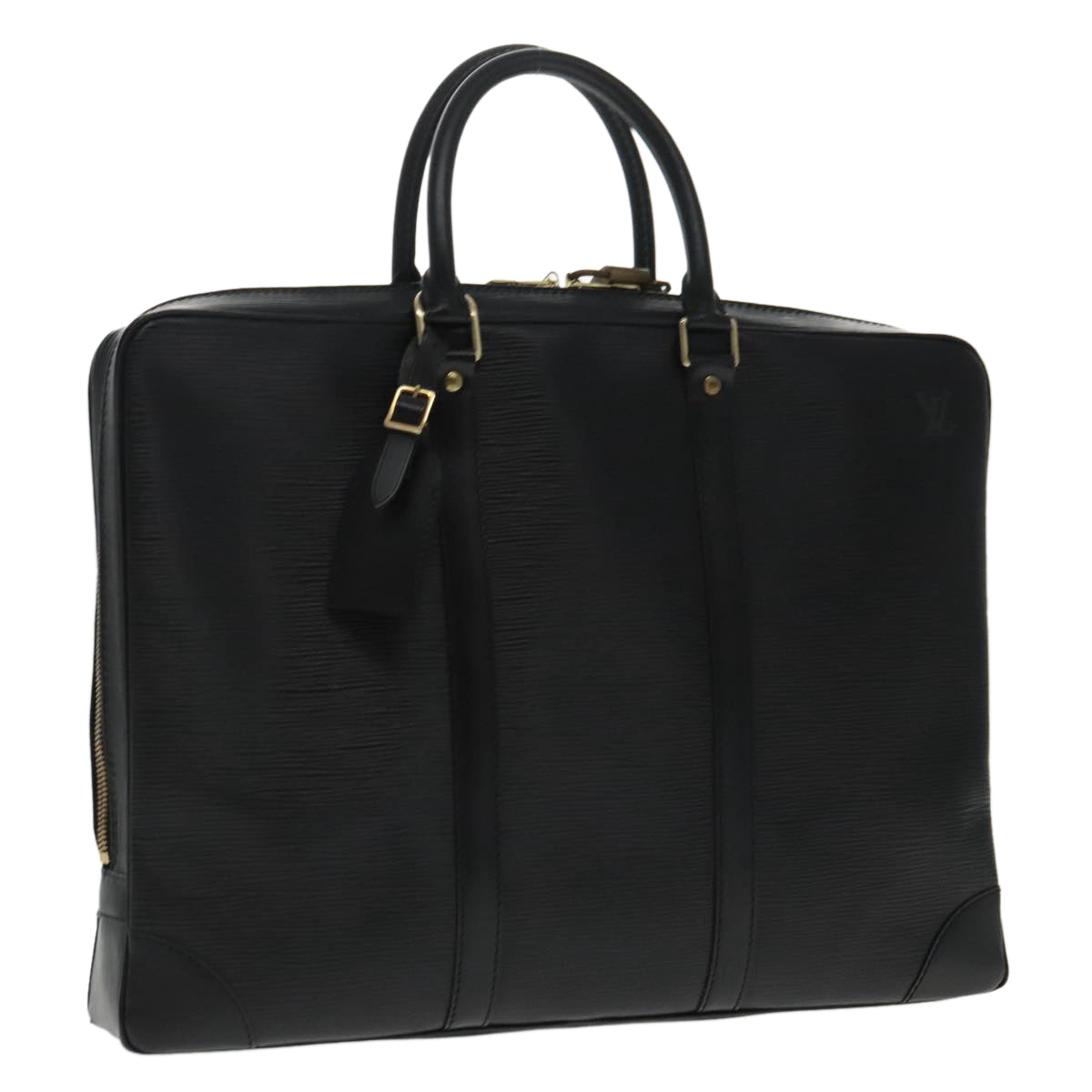 LOUIS VUITTON Epi Porte Documents Voyage Business Bag Black M54472 95735