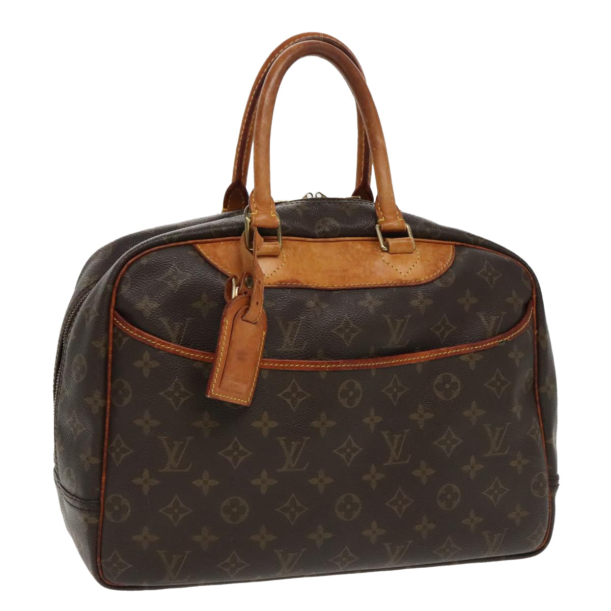 LOUIS VUITTON Monogram Deauville Hand Bag M47270 LV 95756