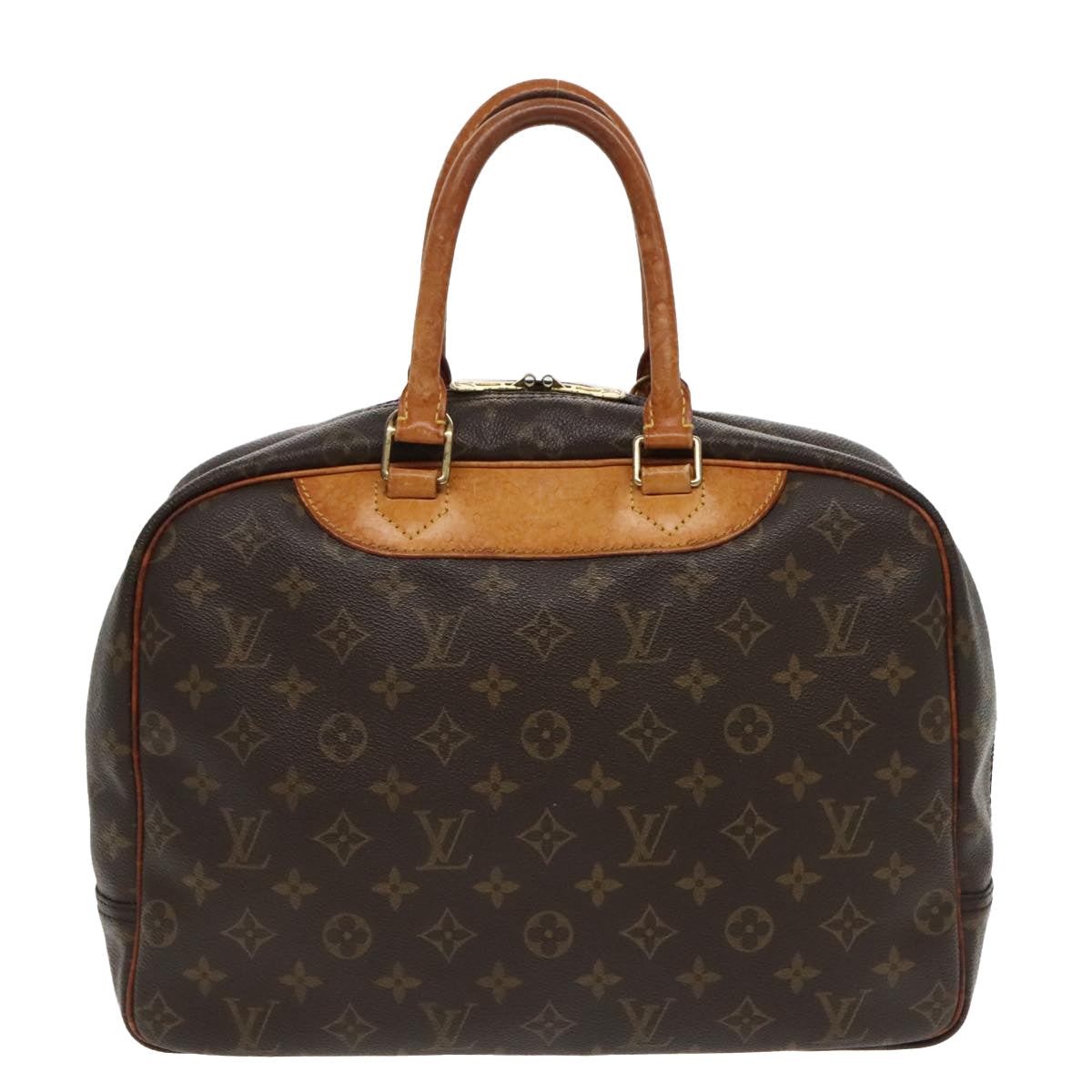 LOUIS VUITTON Monogram Deauville Hand Bag M47270 LV 95756