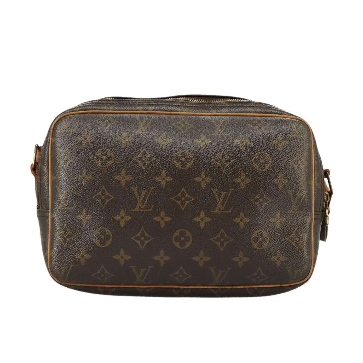 LOUIS VUITTON Monogram Reporter PM Shoulder Bag M45254 LV 95758