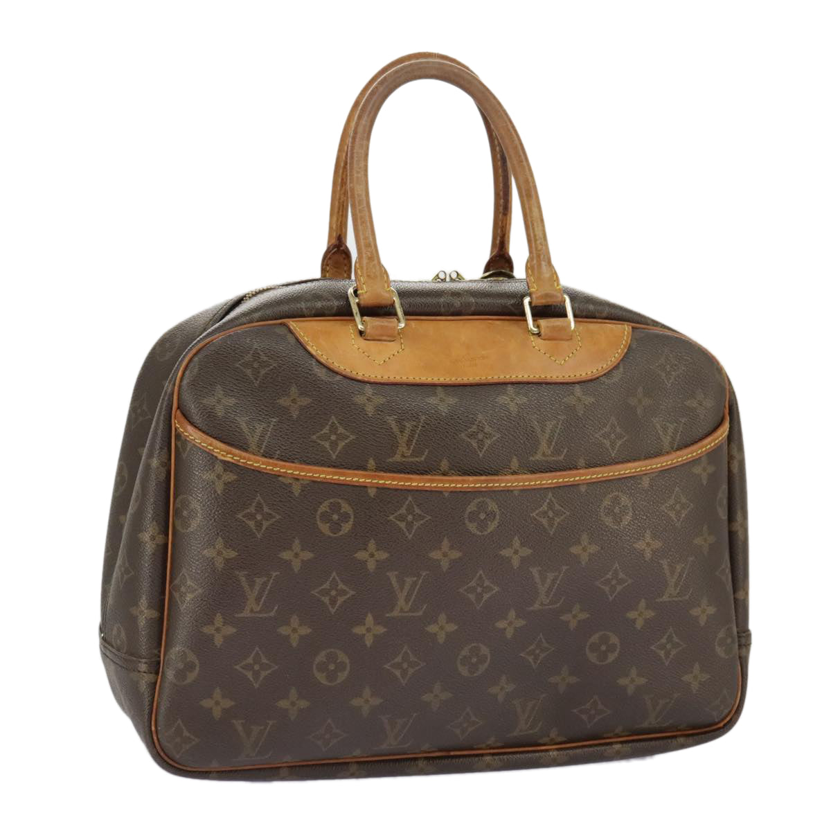 LOUIS VUITTON Monogram Deauville Hand Bag M47270 LV 95759