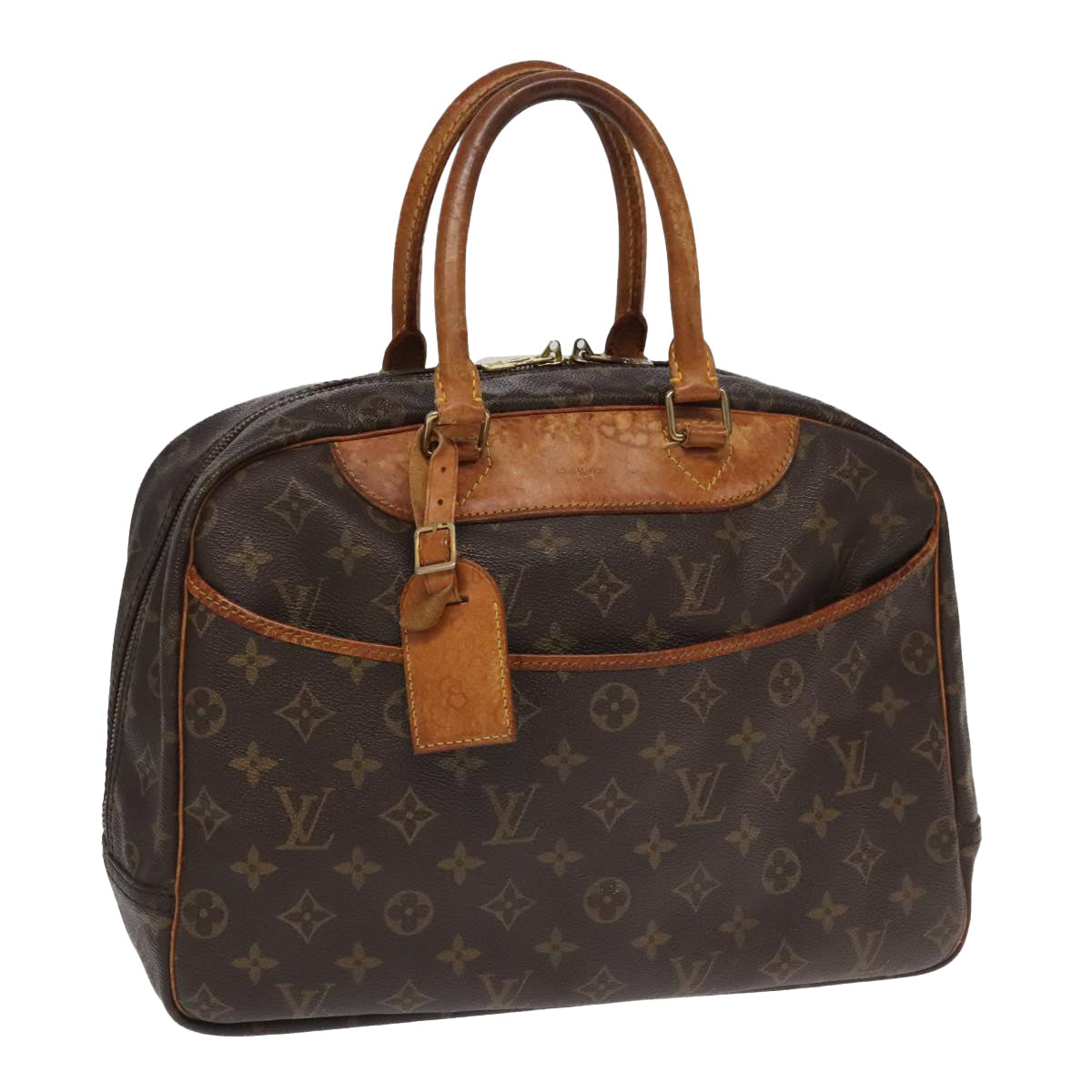 LOUIS VUITTON Monogram Deauville Hand Bag M47270 LV 95870