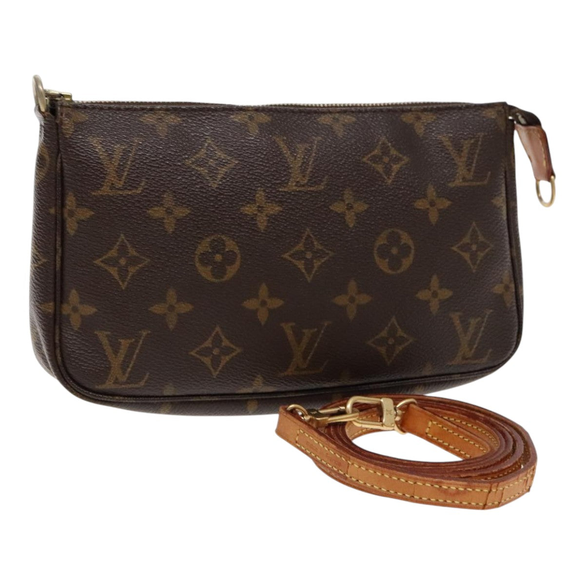 LOUIS VUITTON Monogram Pochette Accessoires Pouch M51980 LV 95920