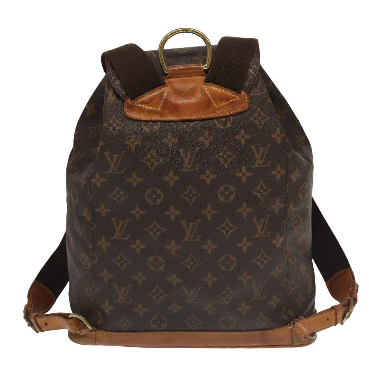 LOUIS VUITTON Monogram Montsouris GM Backpack M51135 LV 95951