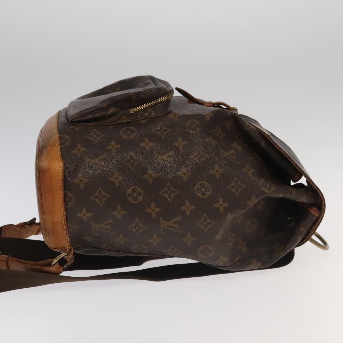 LOUIS VUITTON Monogram Montsouris GM Backpack M51135 LV 95951