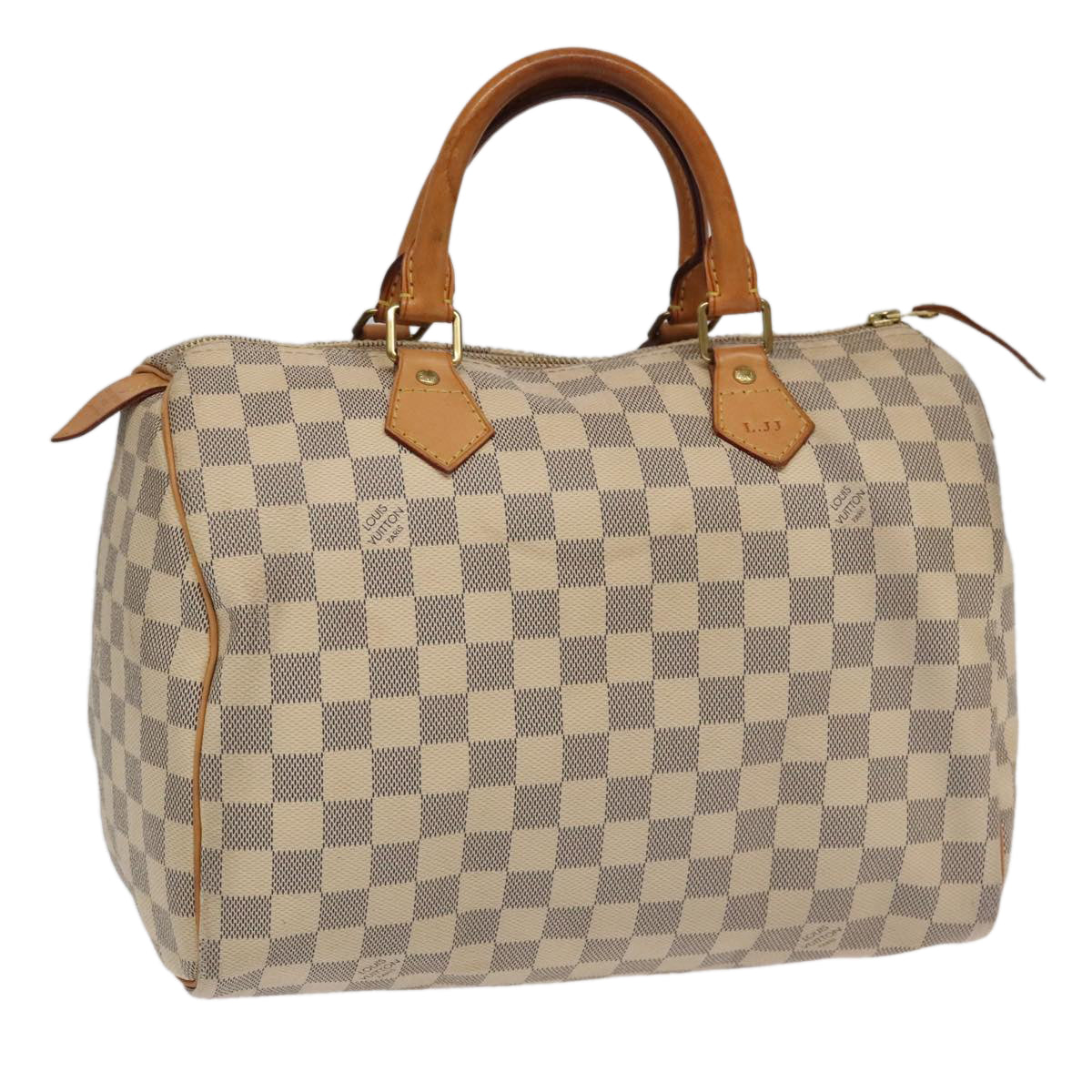 LOUIS VUITTON Damier Azur Speedy 30 Hand Bag N41533 LV 95955