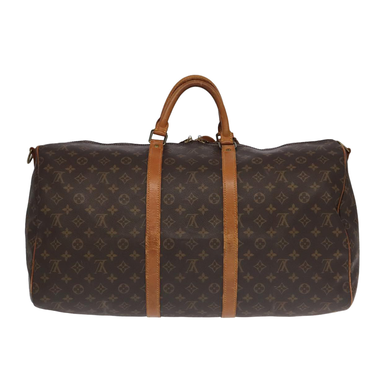 LOUIS VUITTON Monogram Keepall Bandouliere 55 Boston Bag M41414 LV 95973