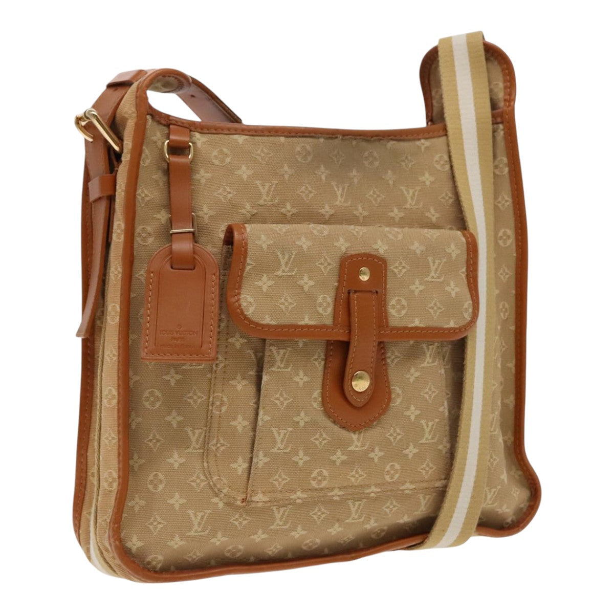 LOUIS VUITTON Monogram Mini Buzas Marie Kate Bag Beige M92323 LV 95995
